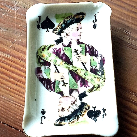 Vtg Card Ashtrays - Picture 8 of 8